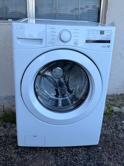 LG Front Load Washing Machine White