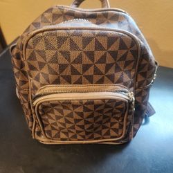 Mini Brown Backpack