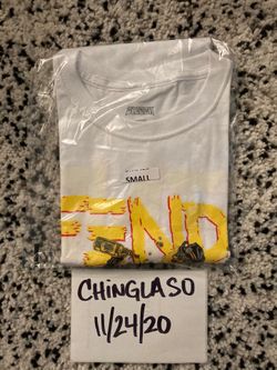 Bleached Goods Fendi Believe In Me Tshirt Size SMALL