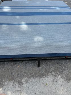 King bed with frame