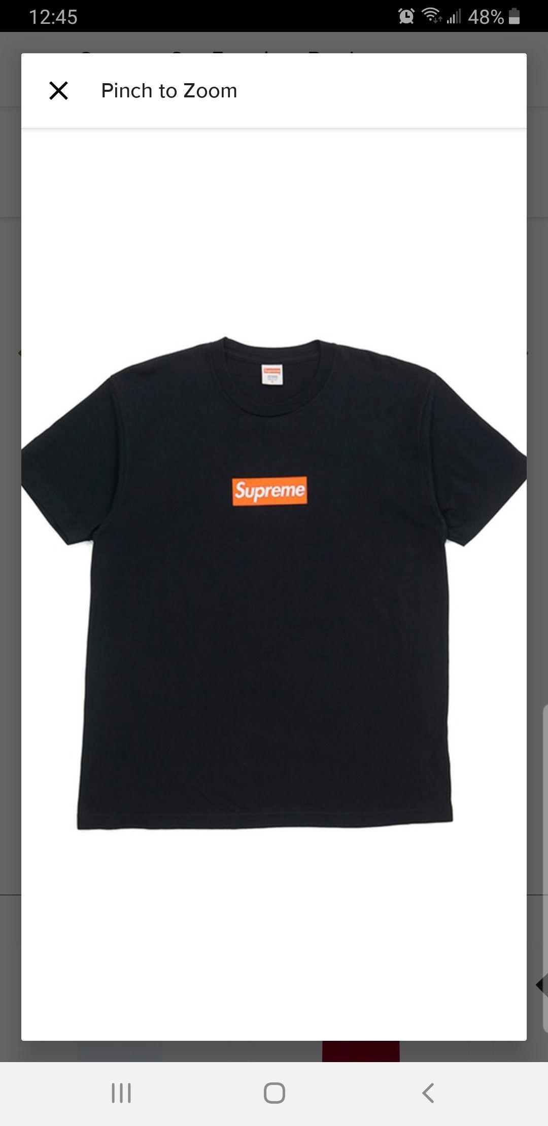 SF SUPREME BOX LOGO size M