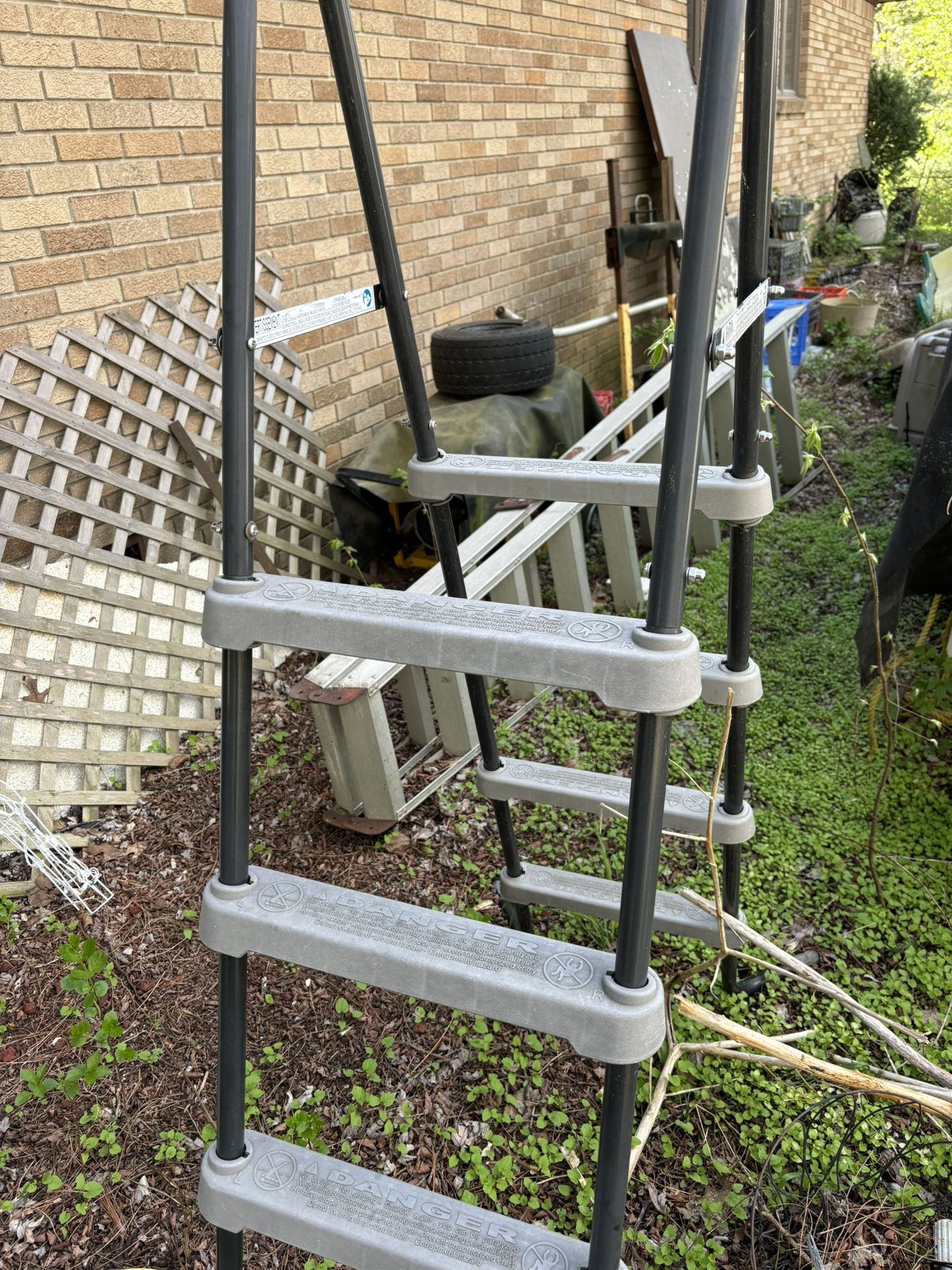 Pool Ladder 4 Step. 48 In Pool Or Less. Holly Area