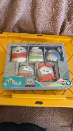 Disney 100 Squishmallows 5-Pack Gift Set