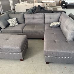 SECTIONAL W/OTTOMAN🤯LOWEST PRICES‼️