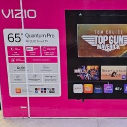 65 Tv $55 down on financing free delivery six month warranty 65 TV Vizio quantum pro smart 4K HDTV
