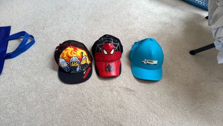 kid hat Lego Spiderman truck
