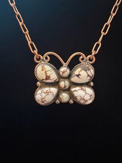 Wild horse Butterfly Necklace