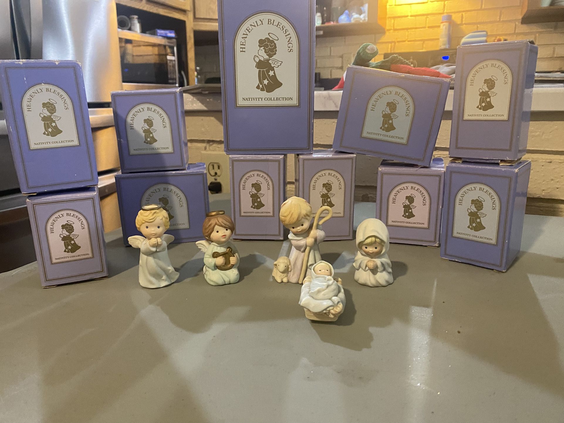Porcelain Nativity Set 