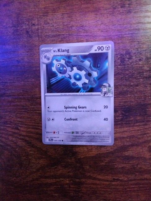 N's Klang 104/159 Pokemon Card