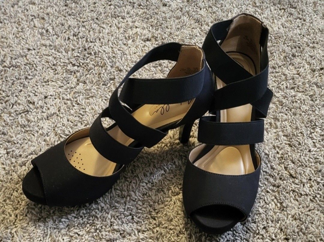 NEW No Box ARBELLA 9.5, 2 inch heels, black, Marconi/Bus 80 area, Cash, Women's Shoes