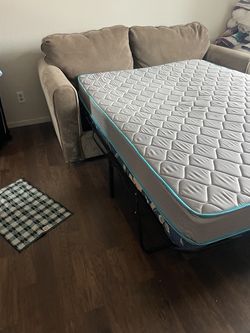 PULLOUT COUCH AND RECLINING CHAIR, PICKUP ONLY 2ND FLOOR ELEVATOR BUILDING