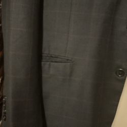 Hickey Freeman Charcoal Blazer Set