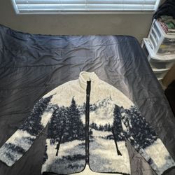 Abercrombie & Fitch Sherpa Zip Up Jacket