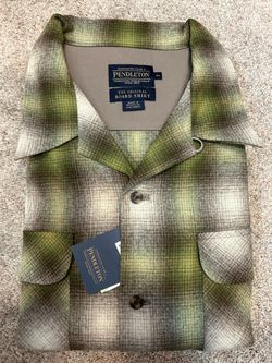 Pendleton board shirt brown/Green XL Reg NWT