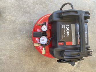 PORTER-CABLE Portable Pancake Air Compressor, 6 Gallon, 150 Max PSI