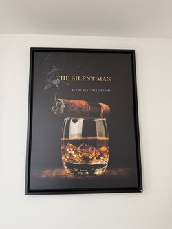 The Silent Man Framed Wall Art Print