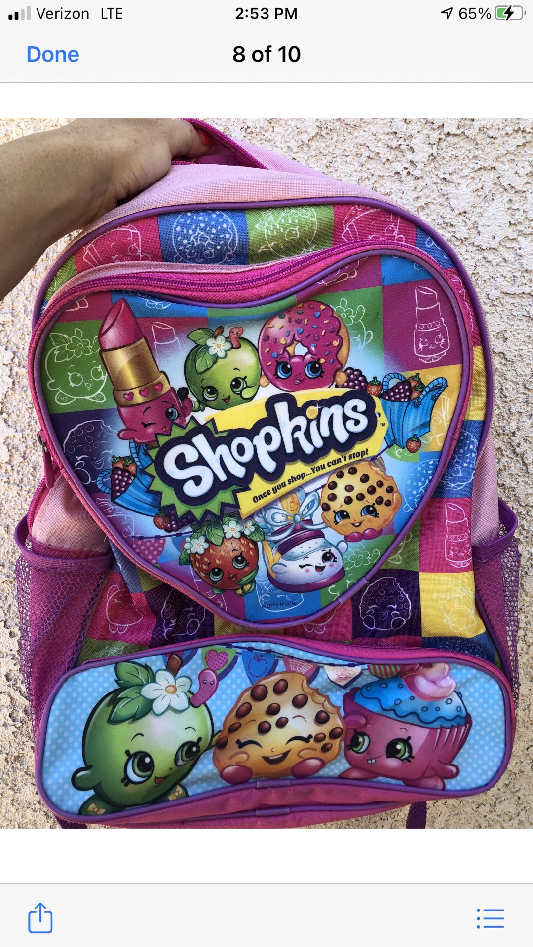 Shopkins Backpack 