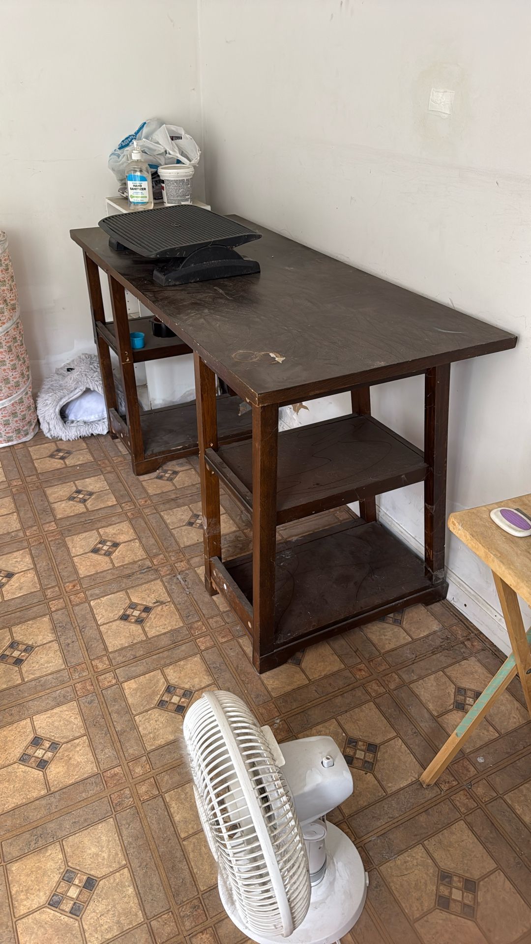 Table And Foot Stool