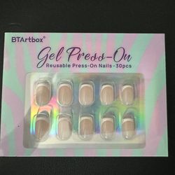 French Tip Press on Nails - Gel Press on Nails Short, Classic White