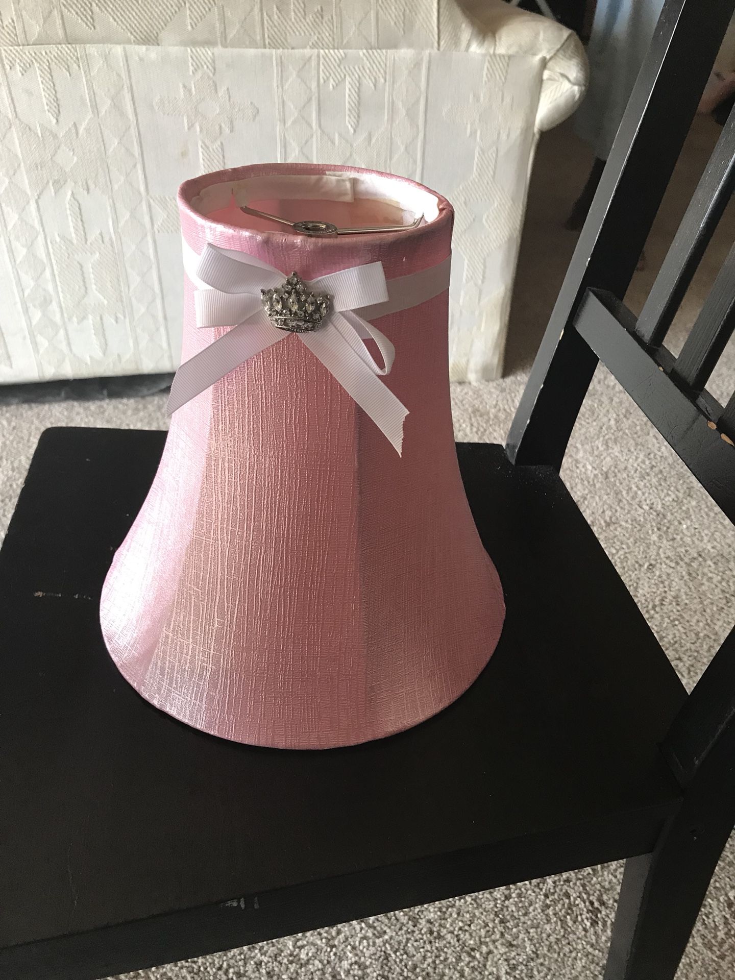 Pink lamp shade