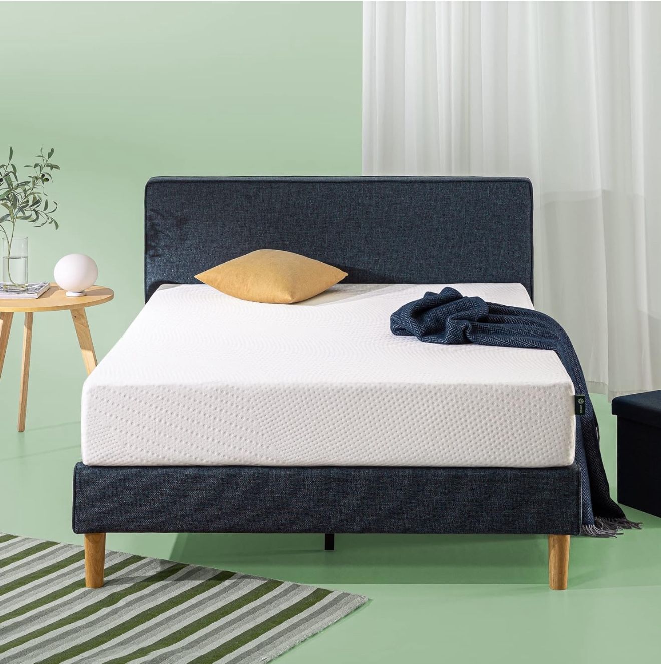 Zinus 10 Inch Queen Cooling Essential Foam Mattress