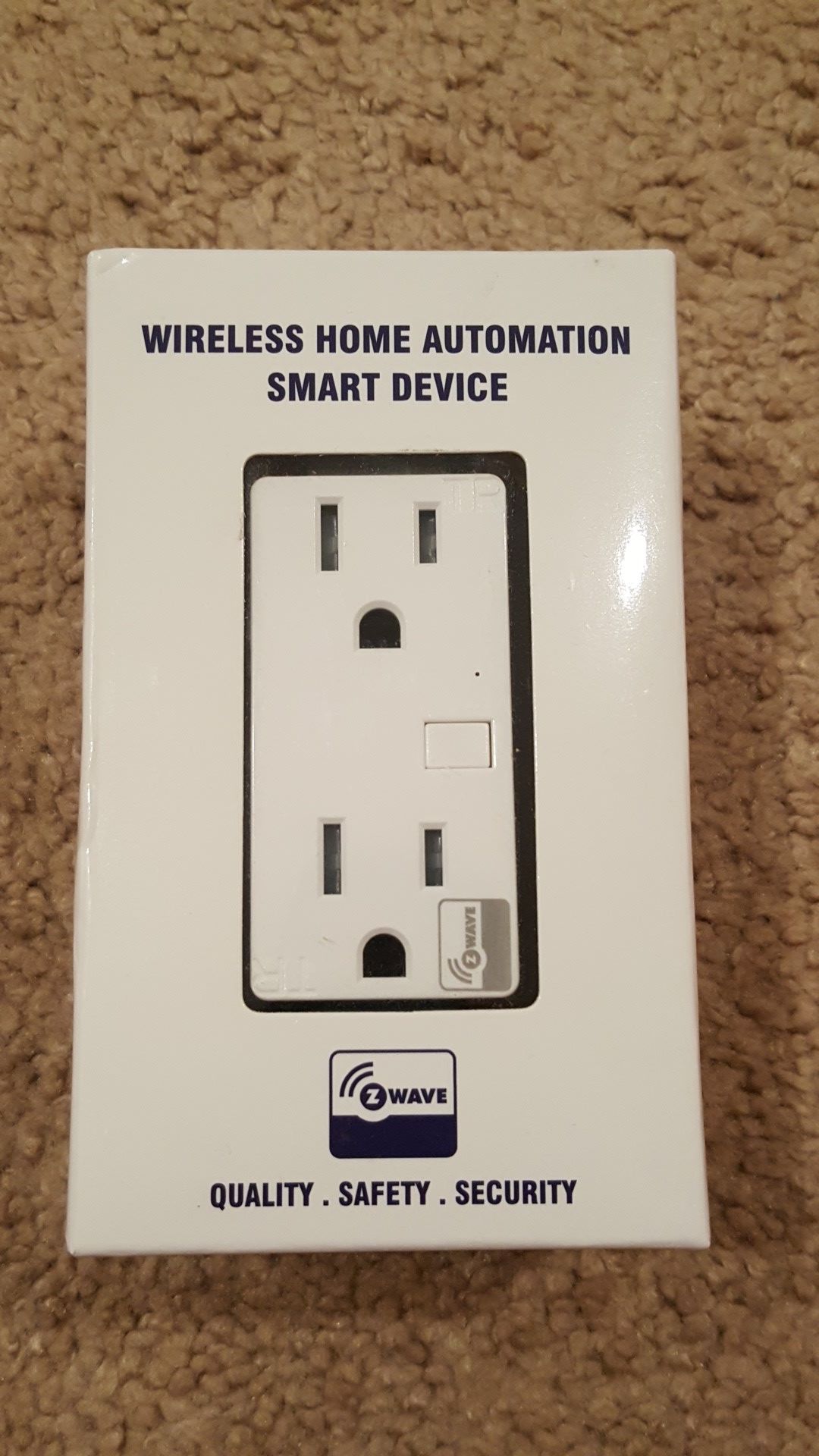 New! z wave outlet wireless home smart device