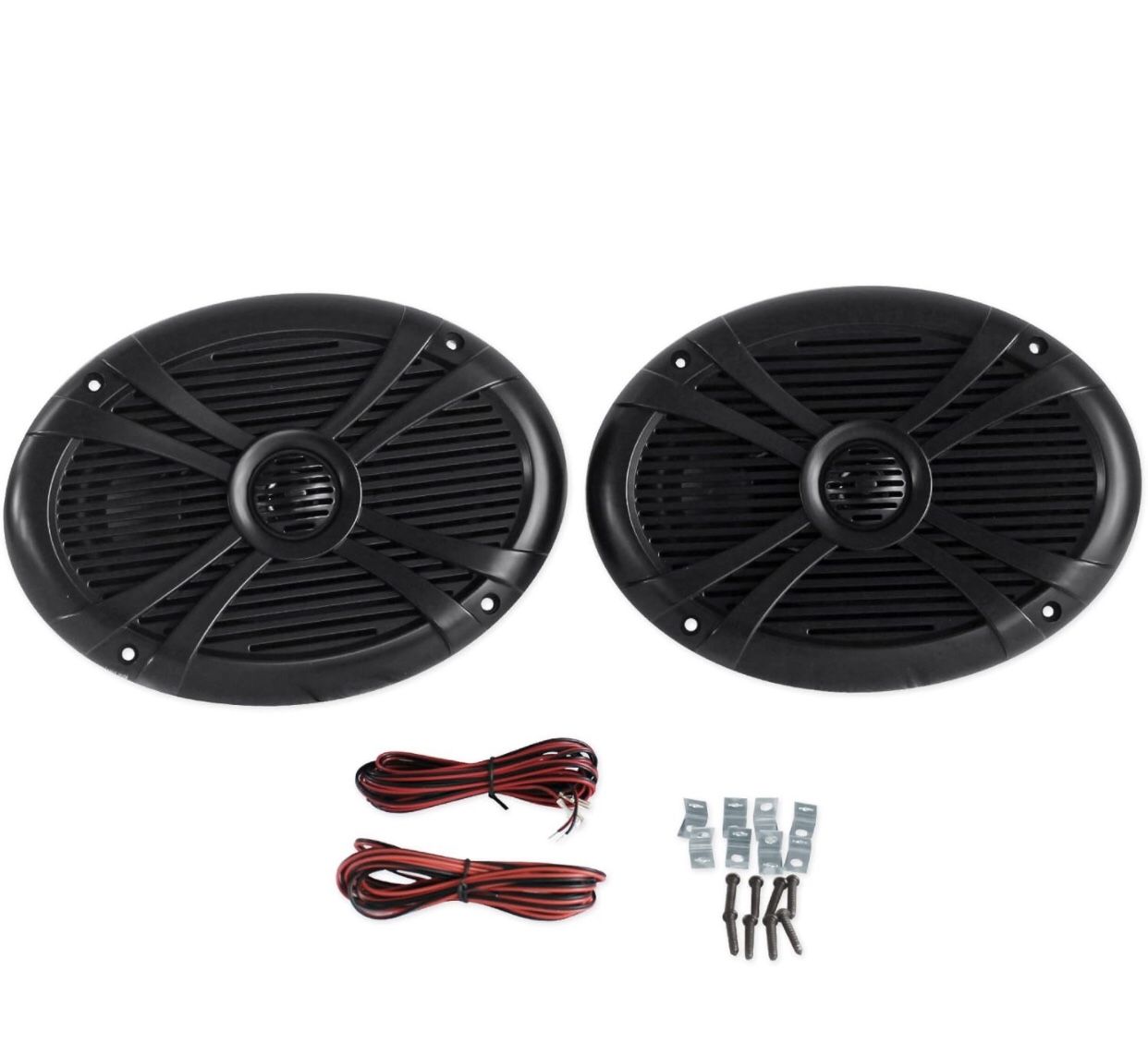 Pair Rockville RMSTS69B 6x9 1000w Waterproof Marine Boat Speakers 2-Way Black