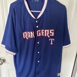 Texas Rangers 2XL Baseball Jersey