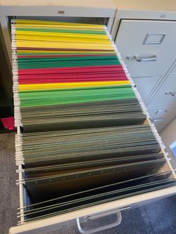 Assorted Color File Folders