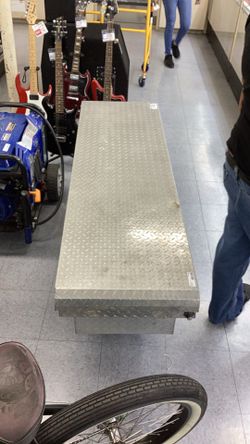 Husky Pick Up Truck Tool Box W/keys and Various Tools