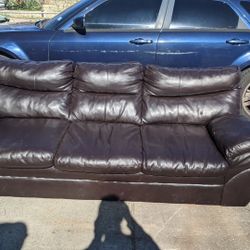 Pleather couch