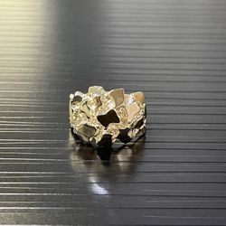 10K Solid Nugget Ring 🥶