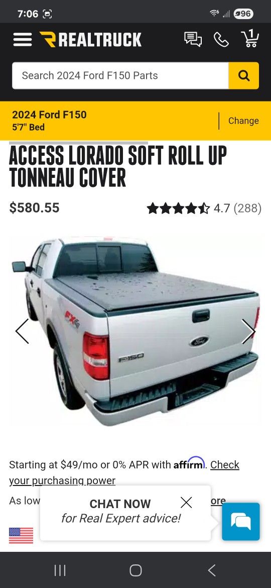 Ford f-150 Tonneau Soft Roll Up Cover