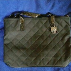 Black Quilted Purse 