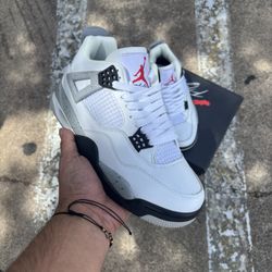 Jordan 4s White Cement 