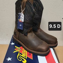 Thorogood Work Boots Sz 9.5 D STEEL TOE