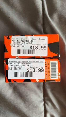 Genuine KTM Oil Filter – Part #(contact info removed)0 – $10 each