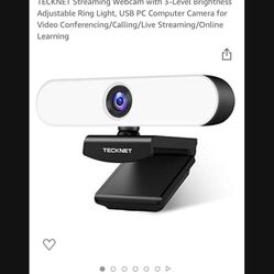 1080P Webcam with Microphone for Desktop