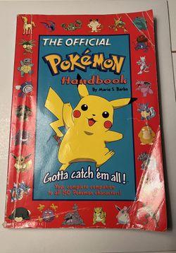 The Official Pokemon Handbook by Maria S. Barbo, Scholastic, Paperback 1999