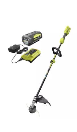 RYOBI P2080 String Trimmer/Edger 18-Volt Li-Ion Cordless W/Charger&Battery NIB