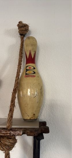 Antique bowling pin