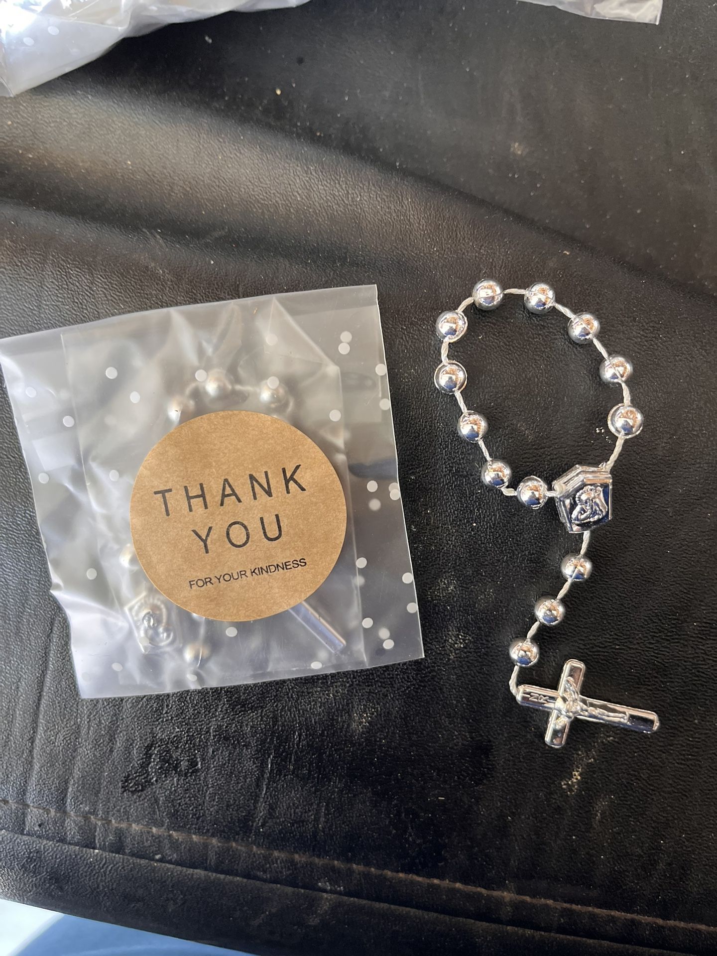 75 Pieces NEW Rosary Bag And Sticker