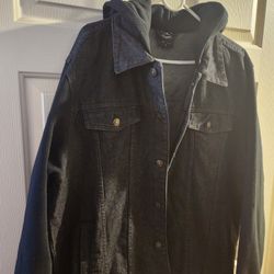 Men's Black Jean Jacket