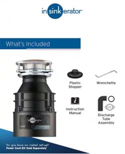 New garbage disposal