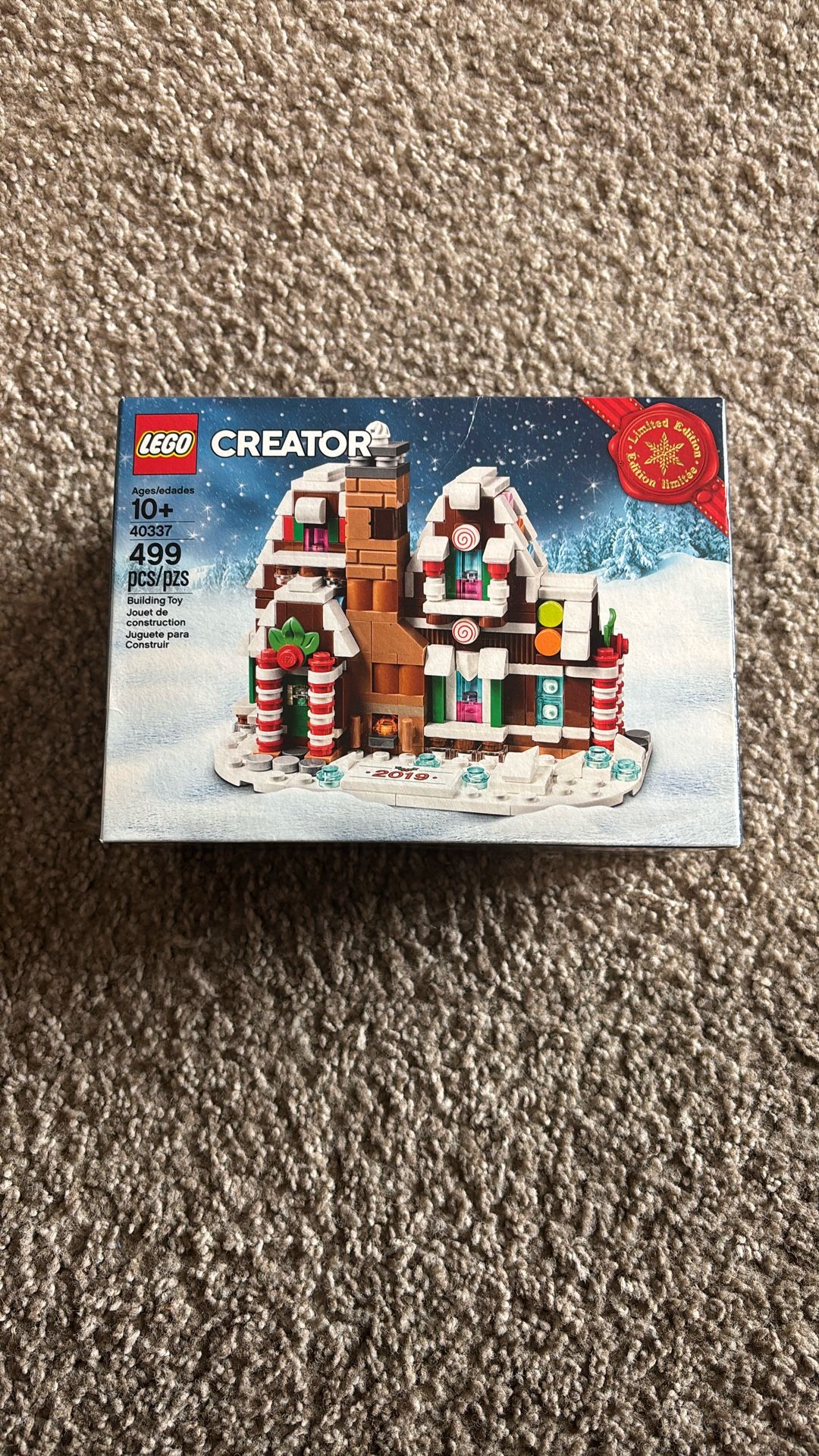 Lego Creator Gingerbread House 40337 Limited Edition 2019 NEW Retired Rare