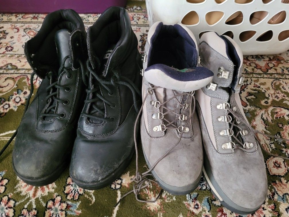 Men's Size 13 Shoes, Sandals, High Tips, Hiking Boots.