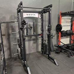 Vesta Fitness PRO SERIES Ultimate Half Rack Functional Trainer/Smith Machine