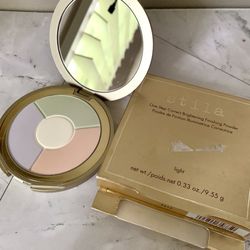 New Stila One Step Correct Brightening Finishing Powder Light 0.33 oz