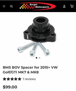 VW GTI/R MK7, MK7.5 Burger Motorsports Blow Off Valve Spacer