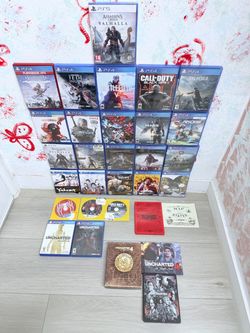 Playstation 5 Games And PlayStation 4 Games ( Used , Tested Working ) Read Description)
